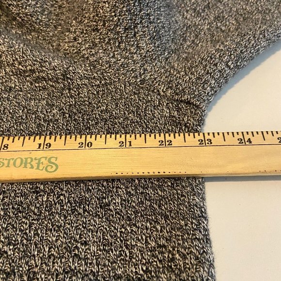 Talbots Women Plus 1X Open Front Duster Cardigan Sweater Gray Knit Longline - Picture 6 of 8